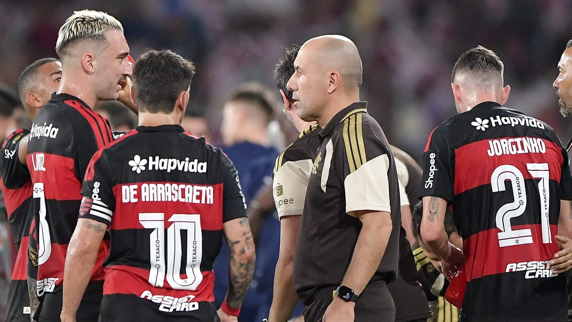 Jogadores do Flamengo