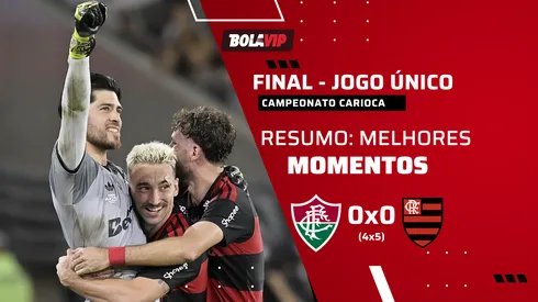 Rossi brilha nos pênaltis e Flamengo é tricampeão carioca. Foto: Alexandre Loureiro/AGIF
