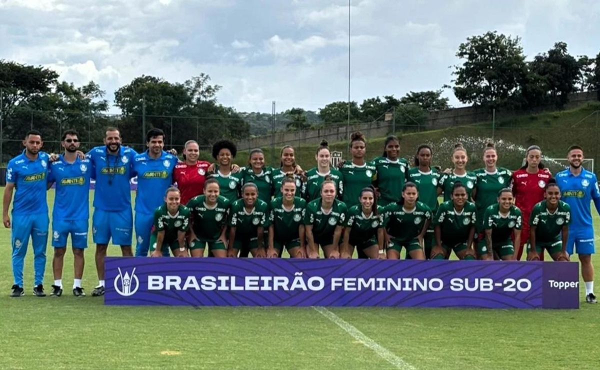 Palmeiras estreia com autoridade e goleia Atlético-MG no Brasileiro Feminino Sub-20