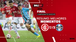 Internacional 1 x 1 Grêmio. Foto: Maxi Franzoi/AGIF