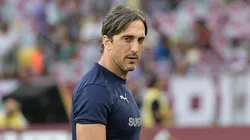 Luis Zubeldia tecnico do Fluminense durante partida contra o Flamengo no estadio Maracana pelo campeonato Carioca 2026.