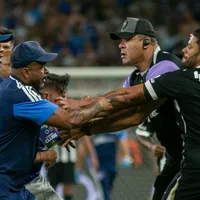 STJD analisa imagens da pancadaria entre jogadores do Atlético e Cruzeiro