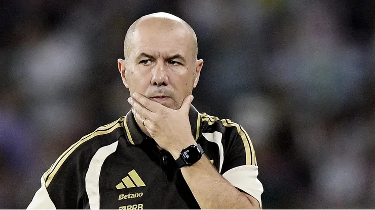 - Leonardo Jardim tecnico do Flamengo durante partida contra o Fluminense