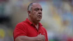 RJ - RIO DE JANEIRO - 28/07/2024 - BRASILEIRO A 2024, FLAMENGO X ATLETICO-GO - Marcos Braz dirigente do Flamengo antes da partida contra o Atletico-GO no estadio Maracana pelo campeonato Brasileiro A 2024. Foto: Thiago Ribeiro/AGIF