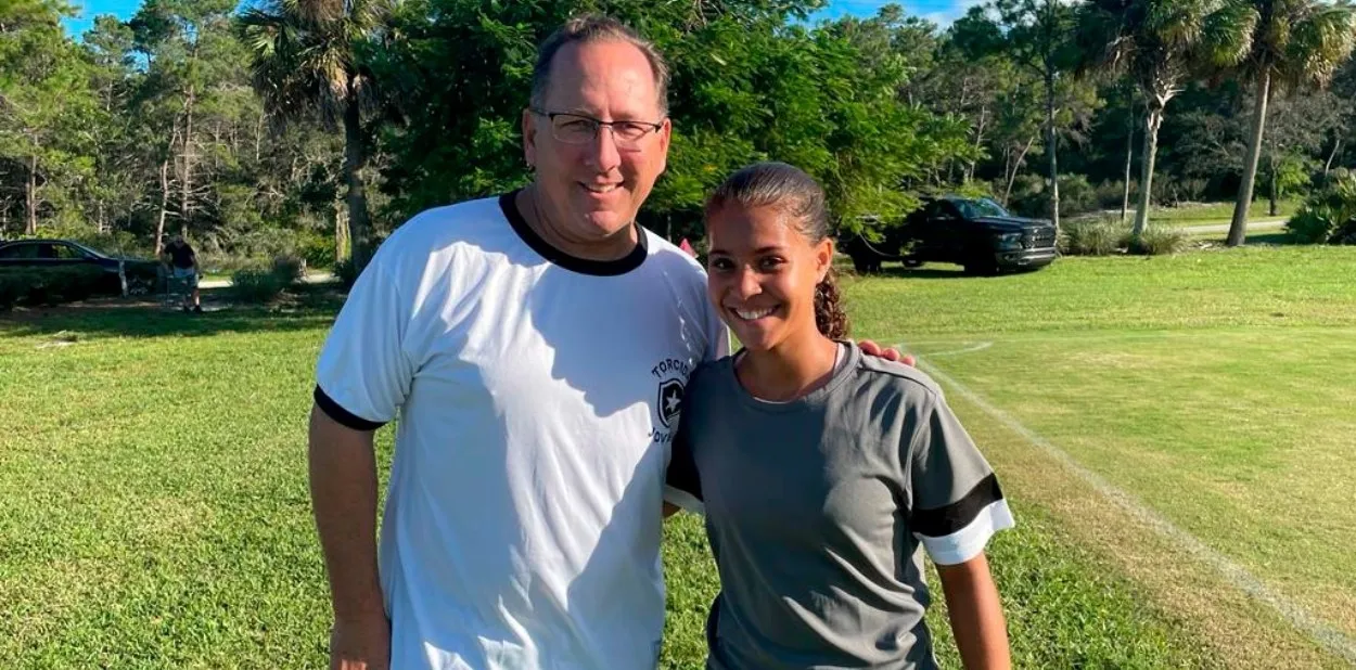 John Textor e Giovanna Waksman