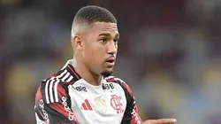- Samuel Lino jogador do Flamengo durante partida contra o Madureira no estadio Maracana