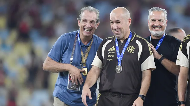 BAP, Leonardo Jardim e José Boto comemorando o título - Foto: Thiago Ribeiro/AGIF