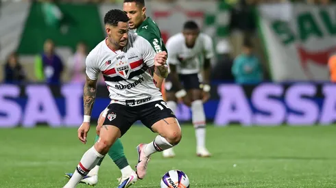 Luciano (São Paulo) durante jogo contra o Palmeiras, no dia 01.03.2026. Foto: SPP / Alamy