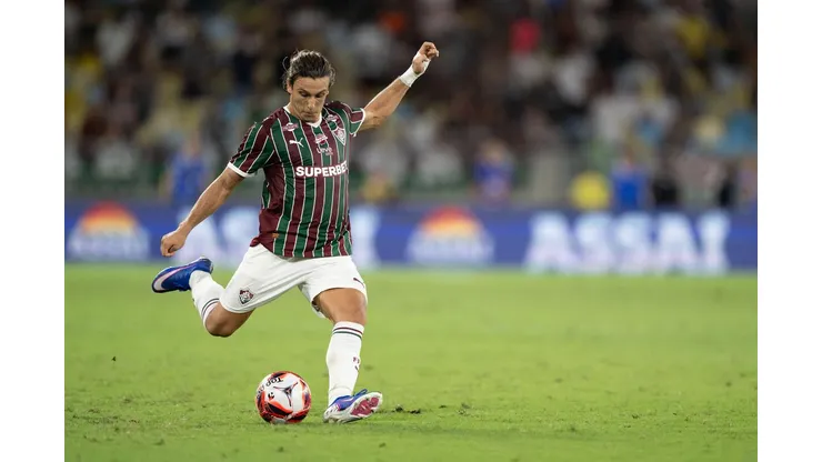 Canobbio (Fluminense) durante jogo contra o Vasco, no dia 01.03.2026. Foto: Jorge Rodrigues / Alamy