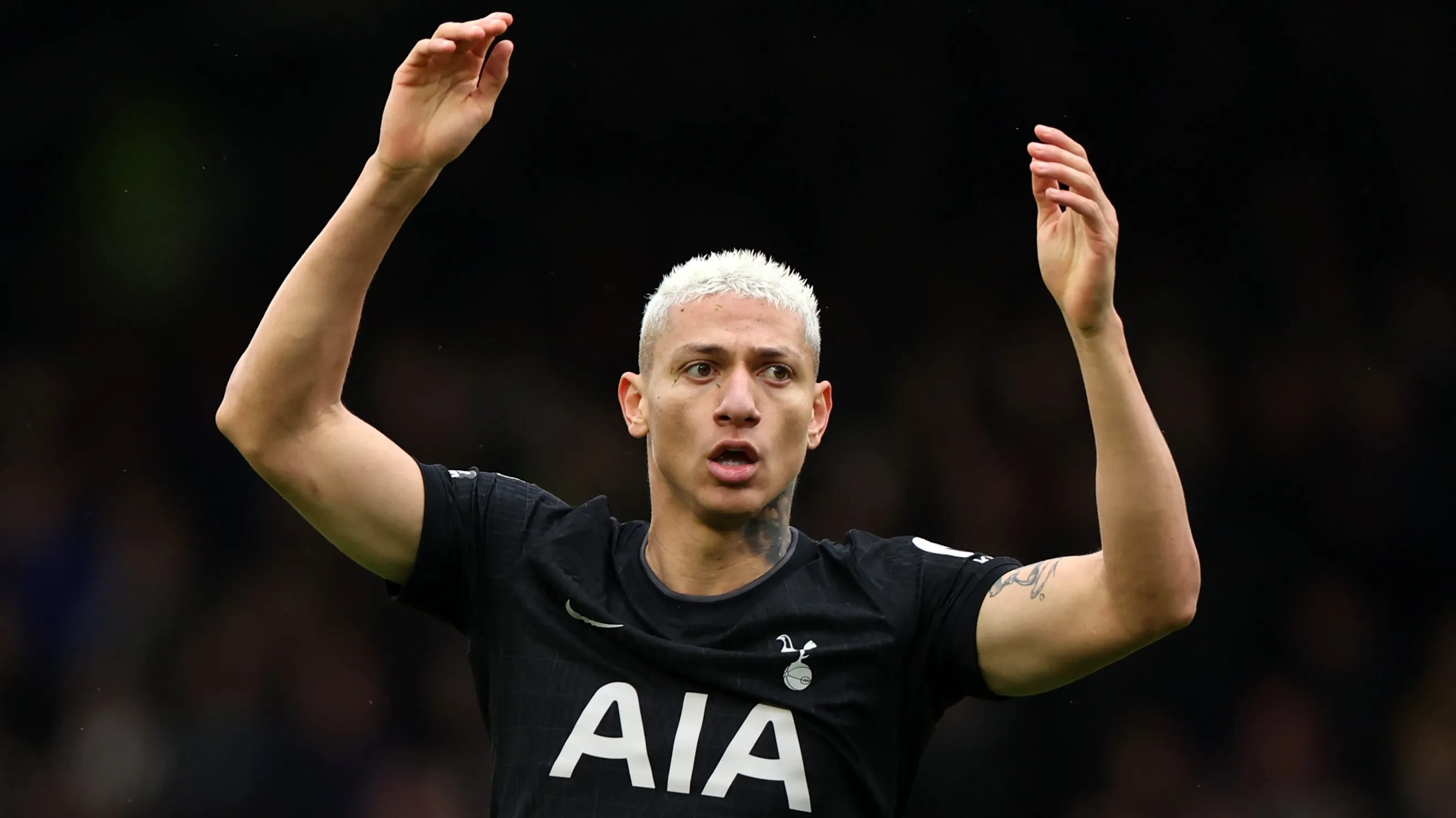 Richarlison no Tottenham. (Photo by Harry Murphy/Getty Images)