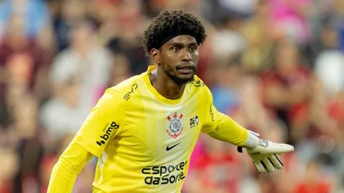 Hugo Souza jogador do Corinthians. Foto: Paulo De Tarso/AGIF