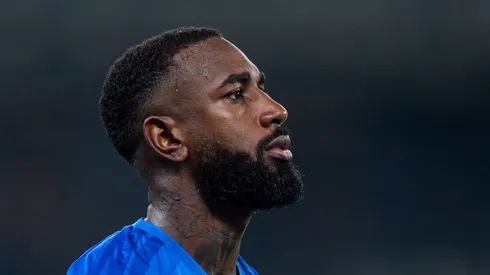 – Gerson jogador do Cruzeiro durante entrada em campo para partida contra o Coritiba 
