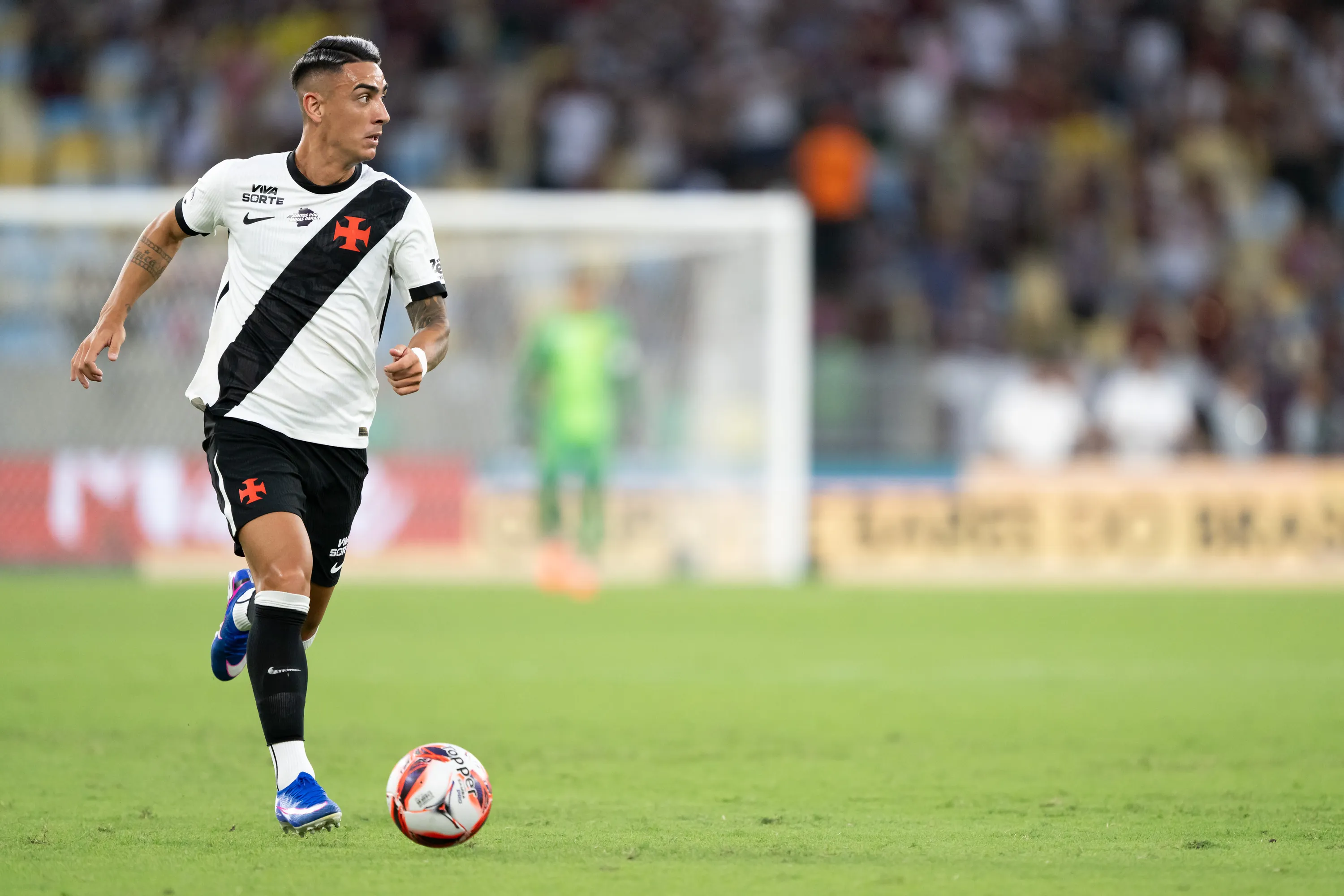 Puma Rodríguez durante partida pelo Vasco. Foto: Jorge Rodrigues/AGIF