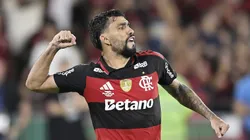 - Paqueta jogador do Flamengo comemora gol marcado de penalti em decisao durante partida contra o Fluminense no estadio Maracana pelo campeonato Carioca 2026.