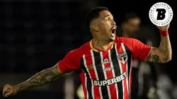 Luciano comemora a vitória sobre o RB Bragantino fora de casa. Foto: Joisel Amaral/AGIF