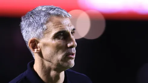  – Juan Pablo Vojvoda tecnico do Santos durante partida contra o Sao Paulo no estadio Morumbi pelo campeonato Paulista 2026. 
