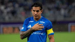Lucas Romero durante partida do Cabuloso no Mineirão - Alessandra Torres/AGIF