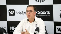 Marcelo Teixeira em coletiva pelo Peixe
