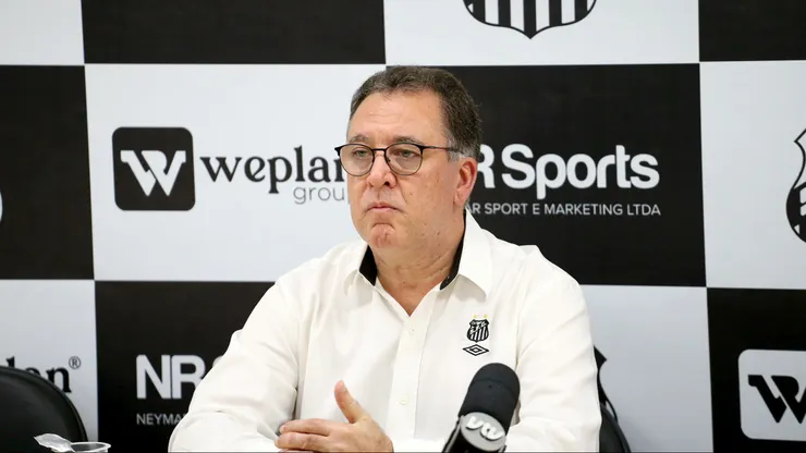 Marcelo Teixeira em coletiva pelo Peixe