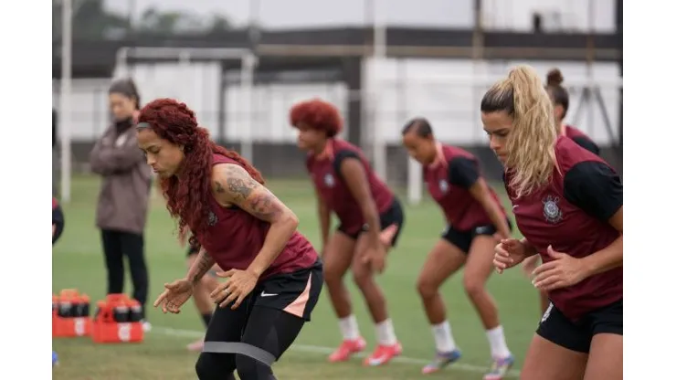Treino das Brabas. Foto: Divulgação/Corinthians