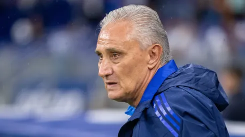 Tite em partida com o Cruzeiro
