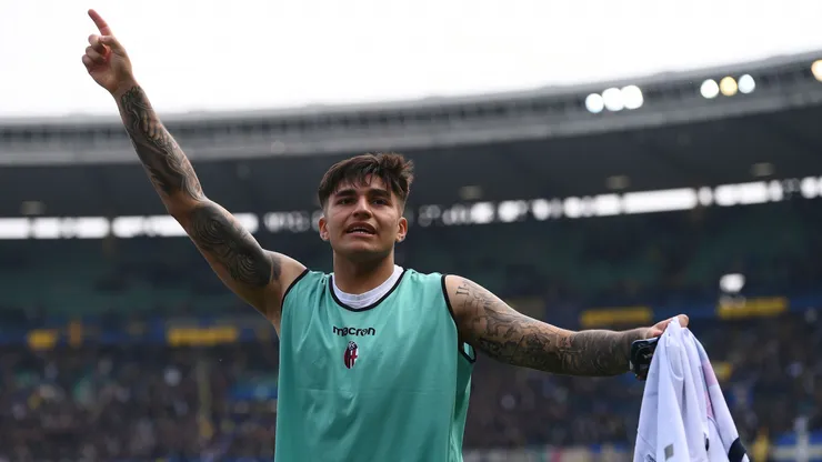 Santiago Castro em açõa no futebol italiano. Photo by Alessandro Sabattini/Getty Images