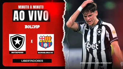 Botafogo x Barcelona SC ao vivo pela Libertadores. Foto: Jorge Rodrigues/AGIF
