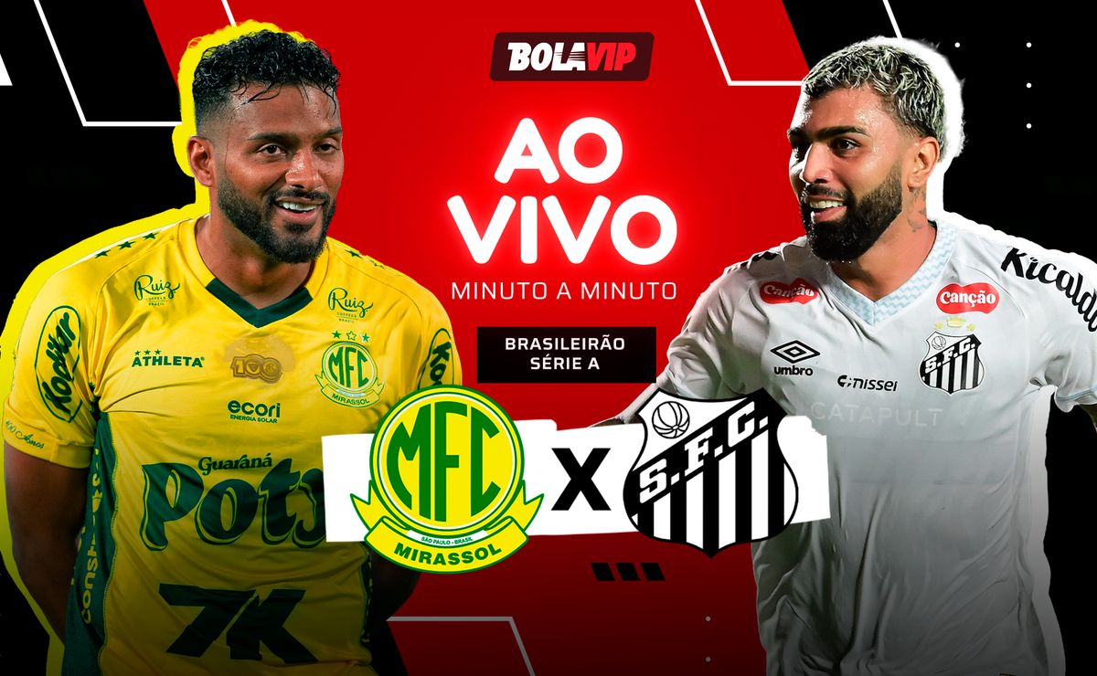 Mirassol x Santos AO VIVO – Onde assistir jogo em tempo real pelo Brasileirão 2026