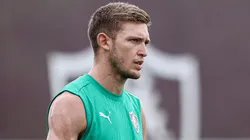 Rodrigo Castillo treinando com o Fluminense. Foto: LUCAS MERÇON / FLUMINENSE F.C.