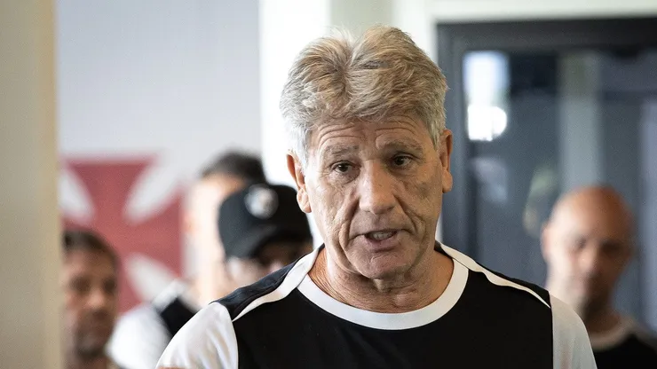 Renato Gaúcho técnico do Vasco durante o primeiro treinamento da equipe