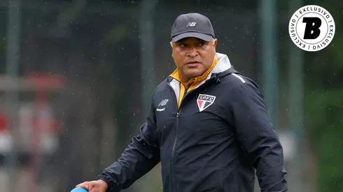 Roger Machado já comandou seu primeiro treino no São Paulo. Foto: Rubens Chiri/São Paulo FC
