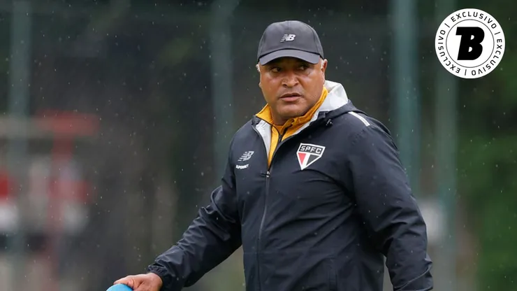 Roger Machado já comandou seu primeiro treino no São Paulo. Foto: Rubens Chiri/São Paulo FC