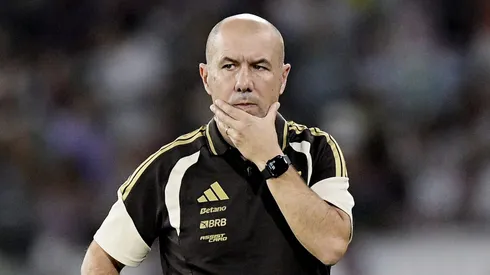 Leonardo Jardim técnico do Flamengo durante partida no Maracanã