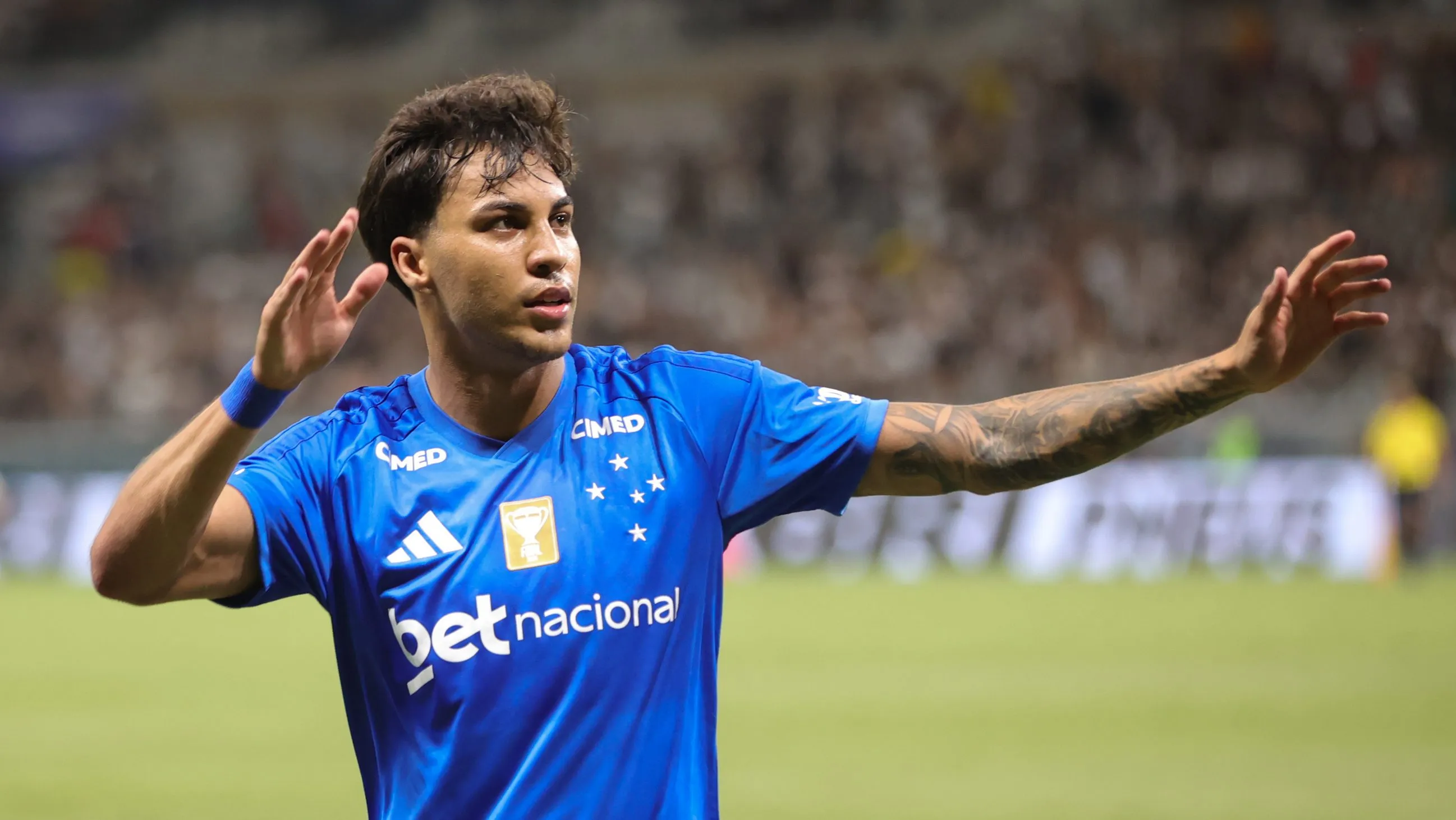 Kaio Jorge vai desfalcar a Raposa contra o Flamengo. Foto: Gilson Lobo/AGIF