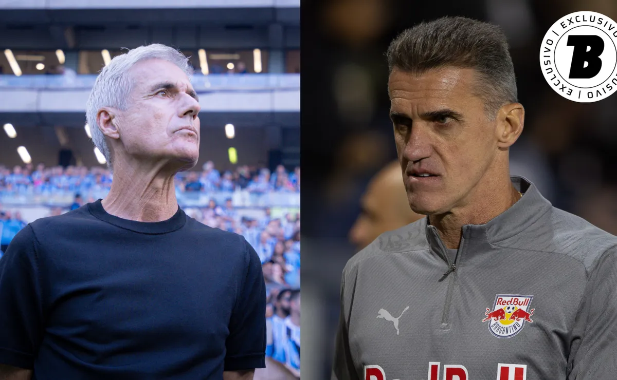 Luís Castro e Vagner Mancini se enfrentam na busca por reverter a desvantagem do Grêmio contra o Red Bull Bragantino