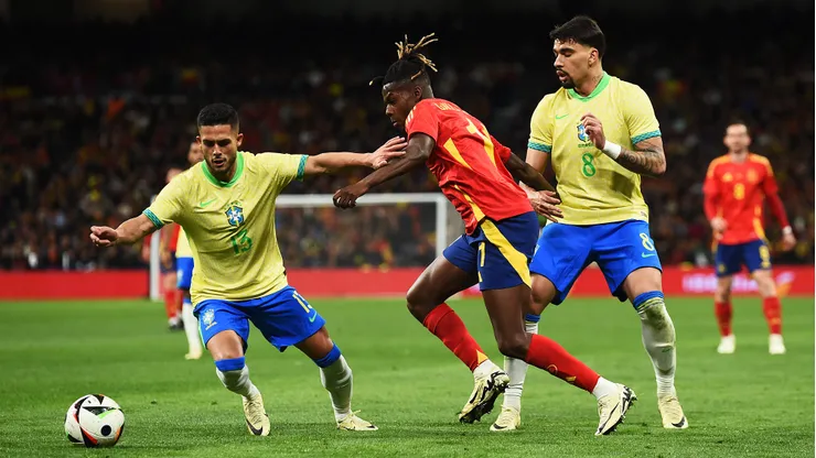 Espanha x Brasil. (Photo by Denis Doyle/Getty Images)