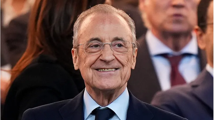 Florentino Pérez pode fazer acordo com o Flamengo. Foto: Angel Martinez/Getty Images