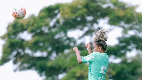 Ingryd Lima em treino do Palmeiras
