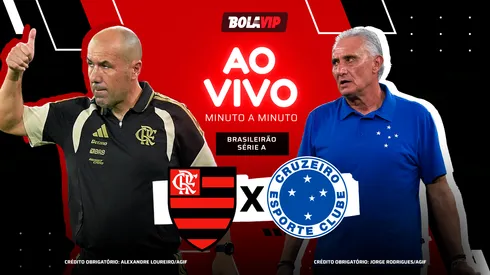 Acompanhe Flamengo x Cruzeiro. FotoxFoto: Jardim (Alexandre Loureiro/AGIF); Tite (Jorge Rodrigues/AGIF)