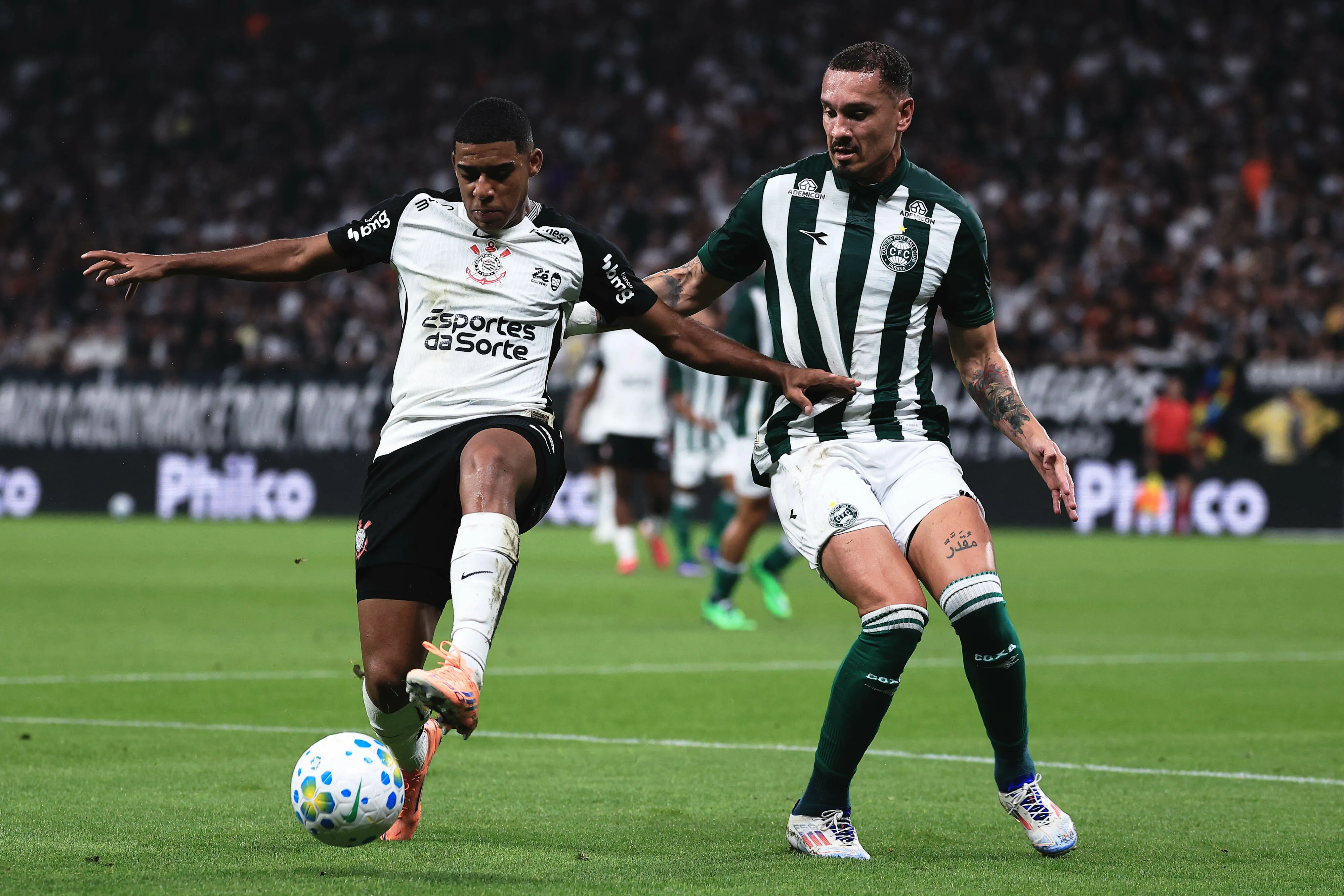 Corinthians x Coritiba. Foto: Ettore Chiereguini/AGIF