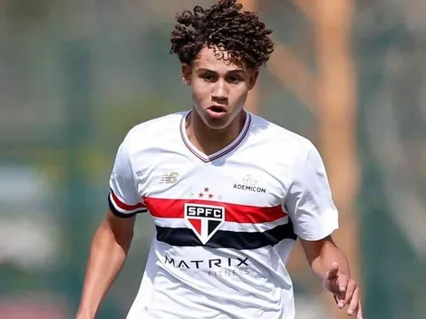 Destaque da base do São Paulo, Gustavo Zabarelli entra na mira de gigantes europeus