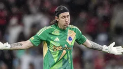 Cassio goleiro do Cruzeiro durante partida contra o Flamengo no estadio Maracana pelo campeonato Brasileiro A 2026. Foto: Thiago Ribeiro/AGIF
