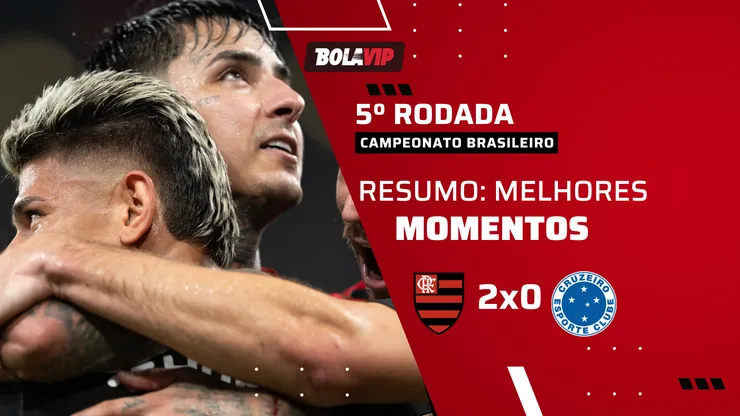 Flamengo bate o Cruzeiro por 2 a 0 no Maracanã. Foto: Jorge Rodrigues/AGIF