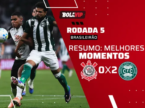 Corinthians perde para o Coritiba pelo Brasileirão