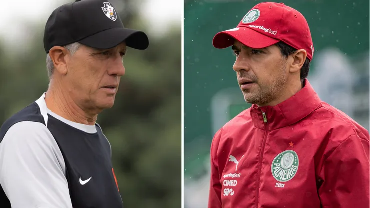 Renato Gaúcho e Abel Ferreira se reencontram no Brasileirão - Foto Abel: Site Oficial Sociedade Esportiva Palmeiras - César Greco - Foto Renato: Dikran Sahagian/Vasco