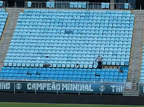 Arena do Grêmio começa troca de cadeiras