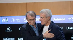 Odorico Roman durante entrevista coletiva - Foto: Maxi Franzoi/AGIF