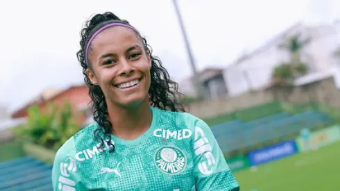 Emily em treino das Palestrinas – Foto: Paloma Cassiano/Palmeiras
