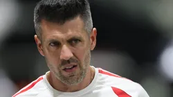 Paulo Pezzolano tecnico do Internacional durante partida contra o Atletico no estadio Arena MRV pelo campeonato Brasileiro A 2026. Foto: Gilson Lobo/AGIF