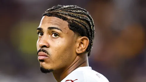 John Kennedy jogador do Fluminense durante partida contra o Remo no estadio Mangueirao pelo campeonato Brasileiro A 2025. Foto: Fernando Torres/AGIF